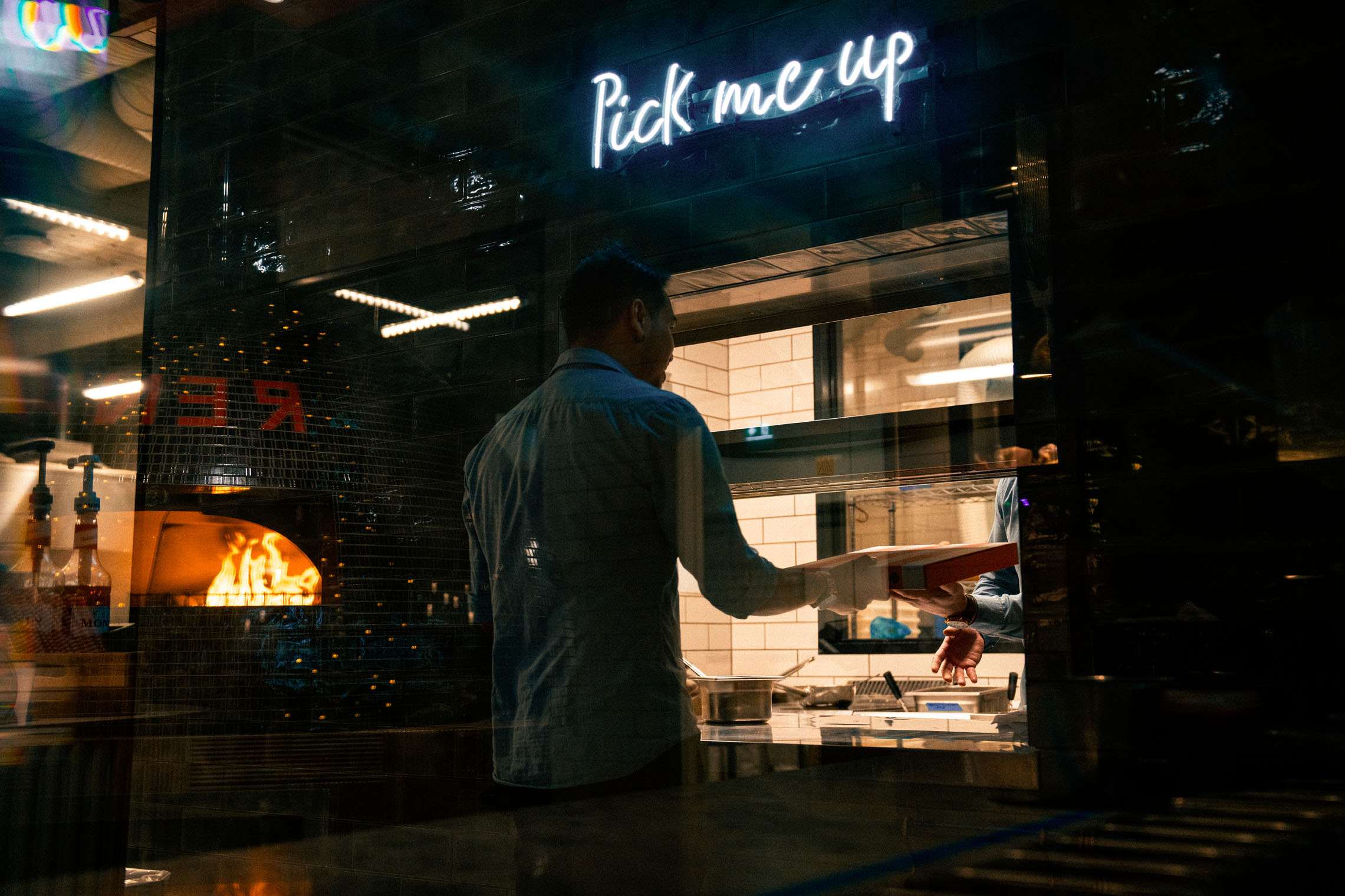 take away window in a restaurant