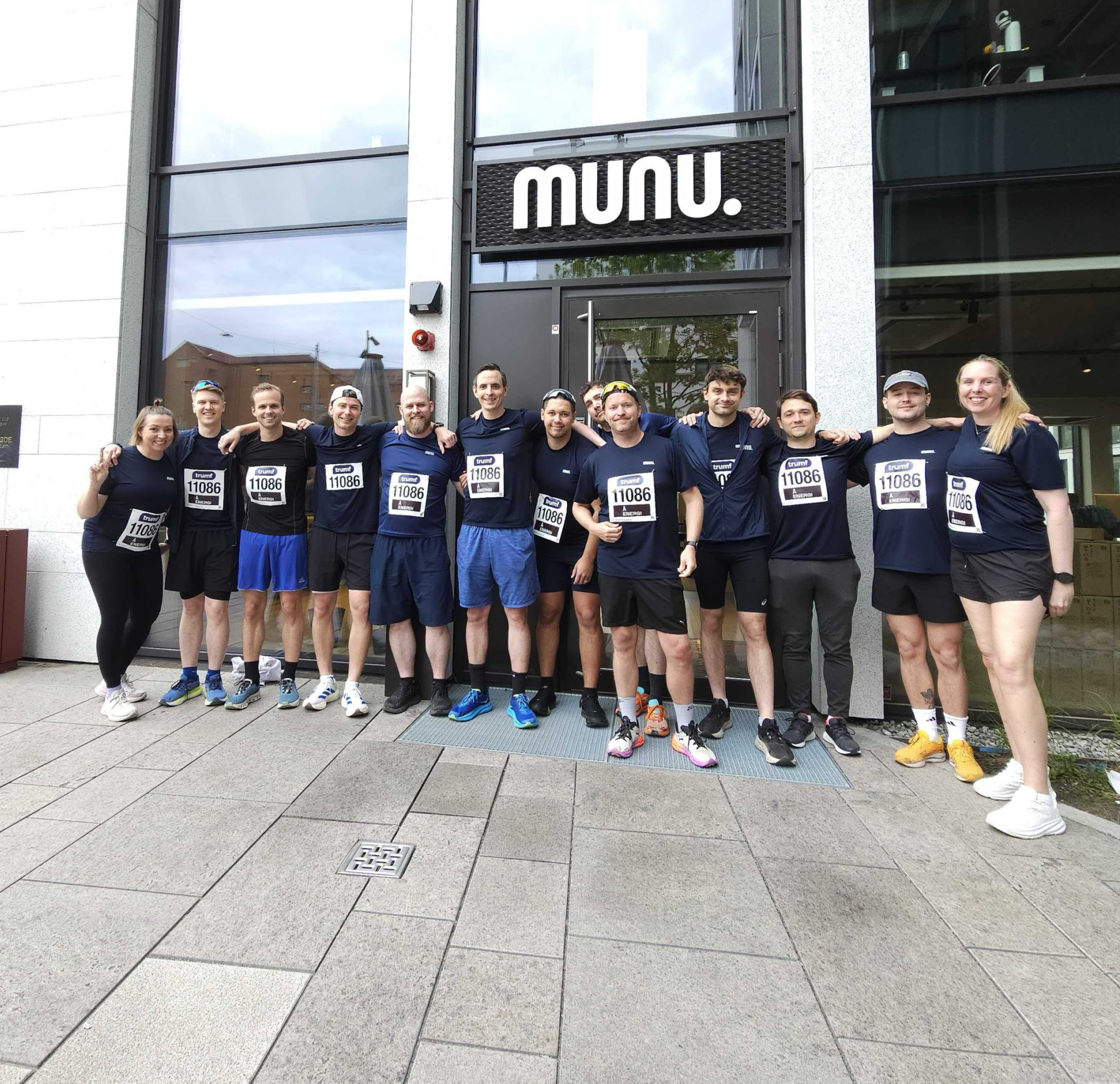 Munu colleagues at Holmenkollstaffetten